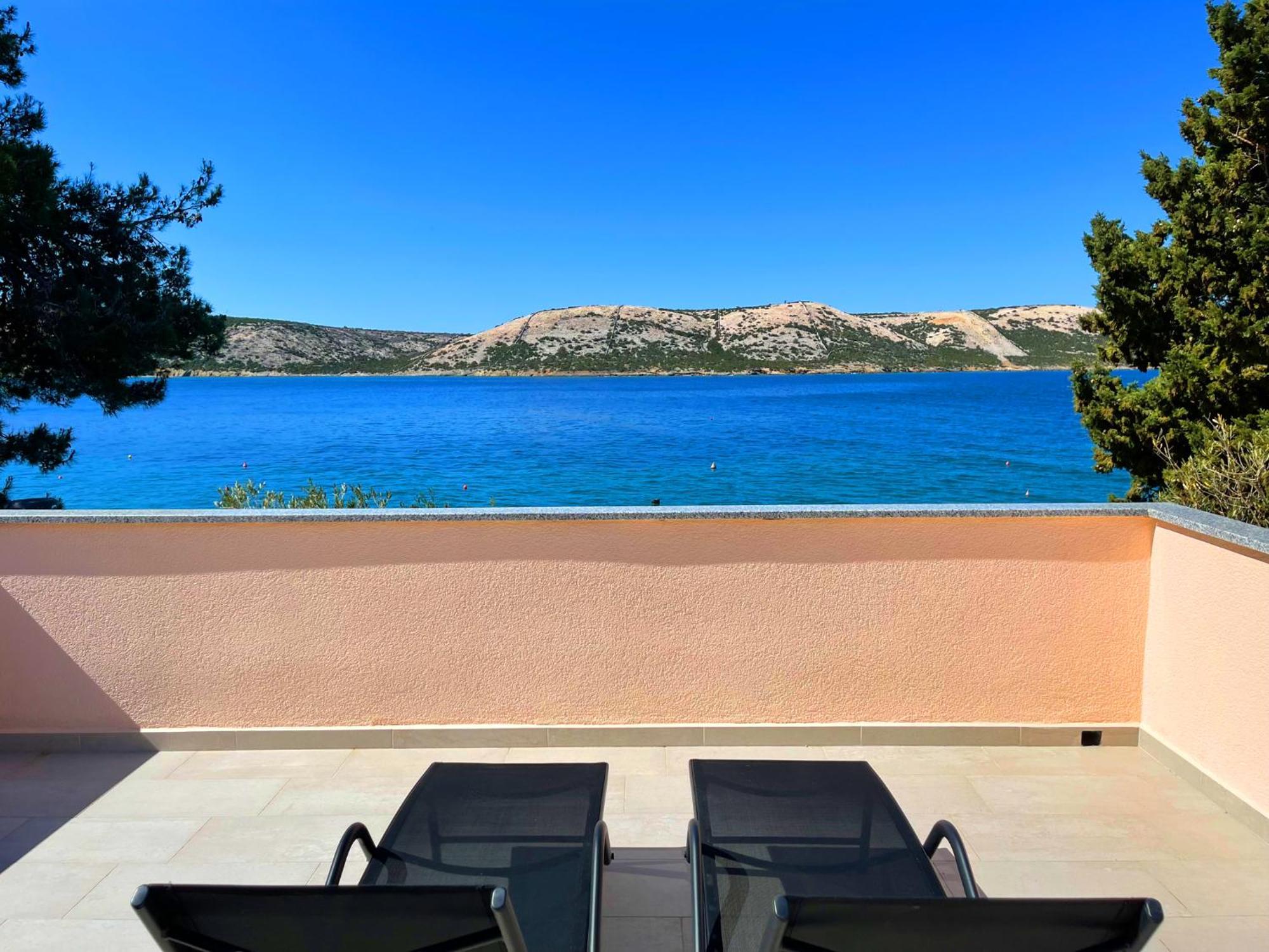 Villa Olivija-Direkt Am Strand! Stara Novalja Exterior foto