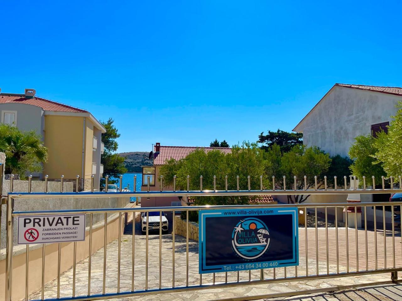 Villa Olivija-Direkt Am Strand! Stara Novalja Exterior foto